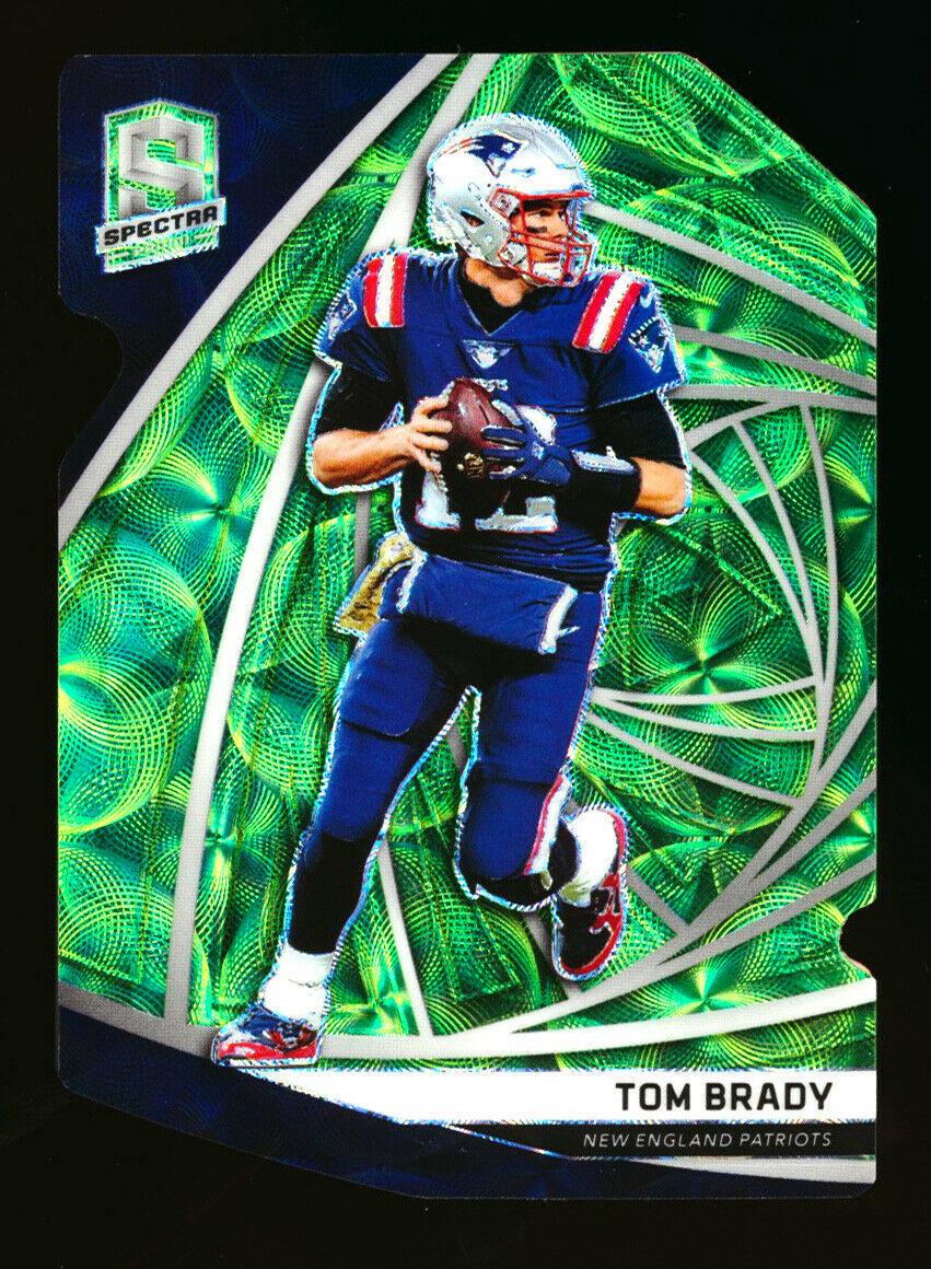 Tom Brady [Neon Green Die-Cut] #46