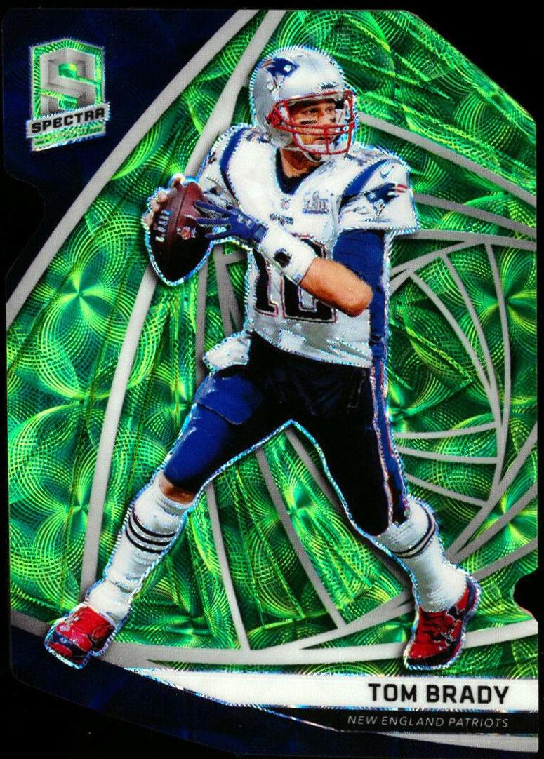 Tom Brady [Neon Green Die-Cut] #47