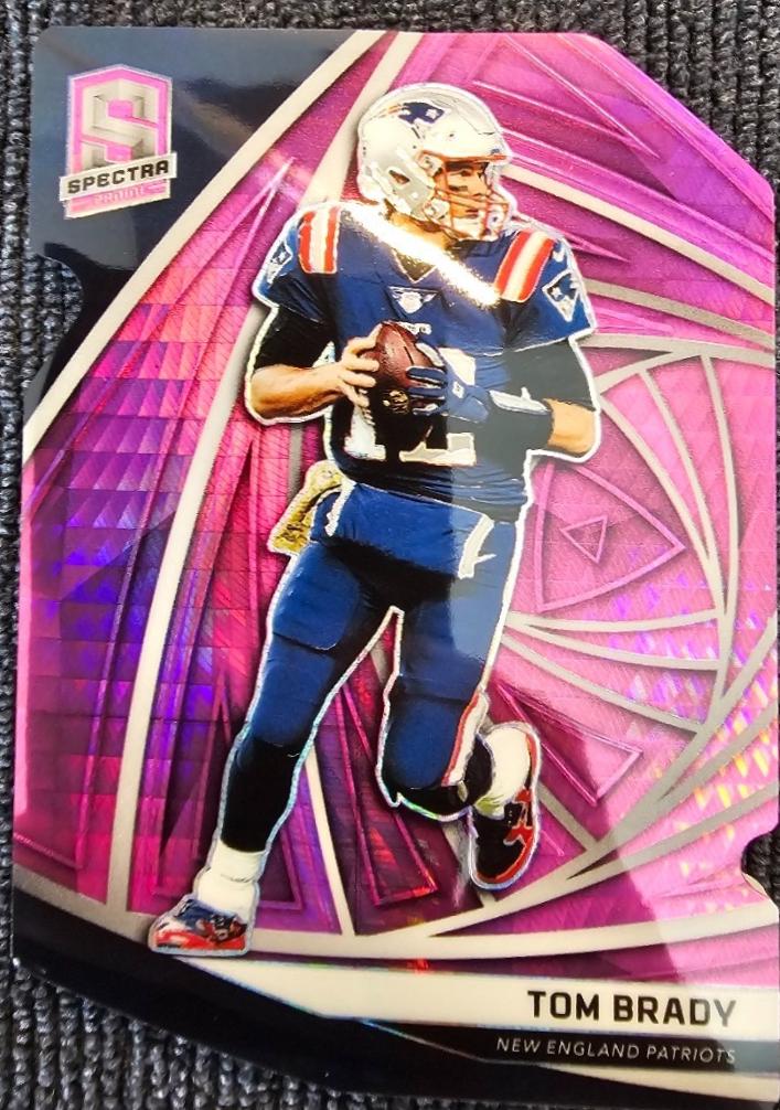 Tom Brady [Neon Pink Die-Cut] #46