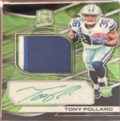 Tony Pollard [Patch Autograph Neon Green] #232