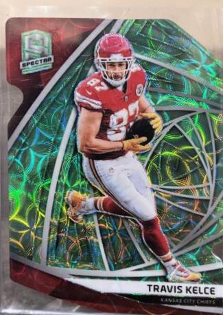 Travis Kelce [Neon Green Die-Cut] #5