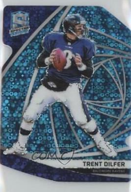 Trent Dilfer [Neon Blue Die-Cut] #140