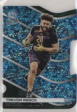 Trevon Wesco [Neon Blue Die-Cut] #193