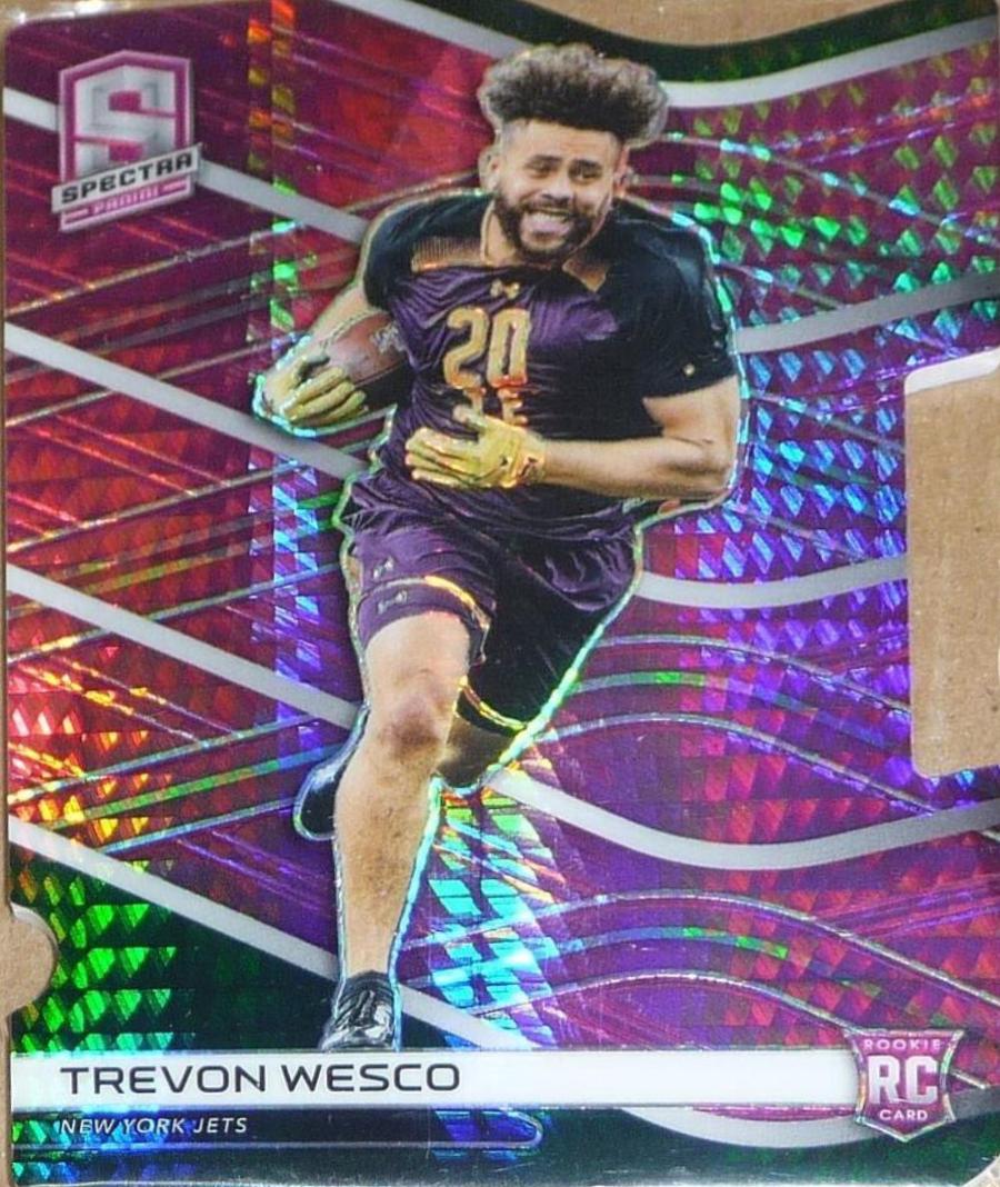 Trevon Wesco [Neon Pink Die-Cut] #193