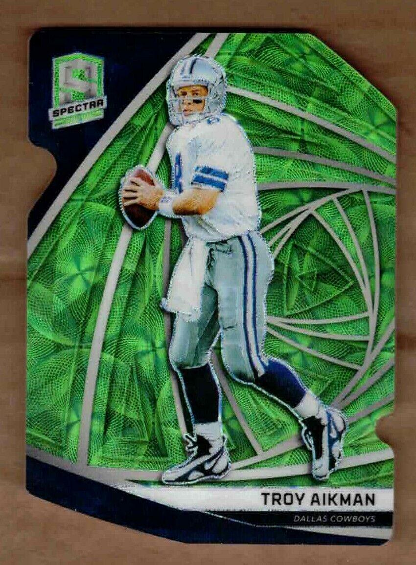 Troy Aikman [Neon Green Die-Cut] #97