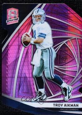 Troy Aikman [Neon Pink Die-Cut] #97