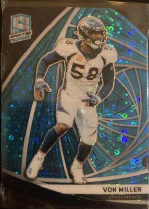 Von Miller [Neon Blue Die-Cut] #91