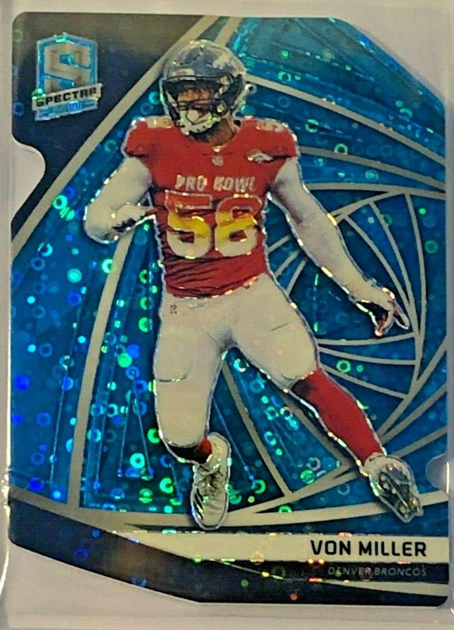 Von Miller [Neon Blue Die-Cut] #92