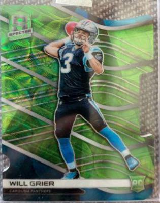 Will Grier [Neon Green Die-Cut] #186