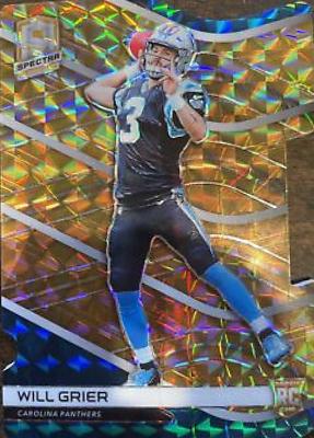 Will Grier [Neon Orange Die-Cut] #186