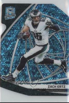 Zach Ertz [Neon Blue Die-Cut] #30