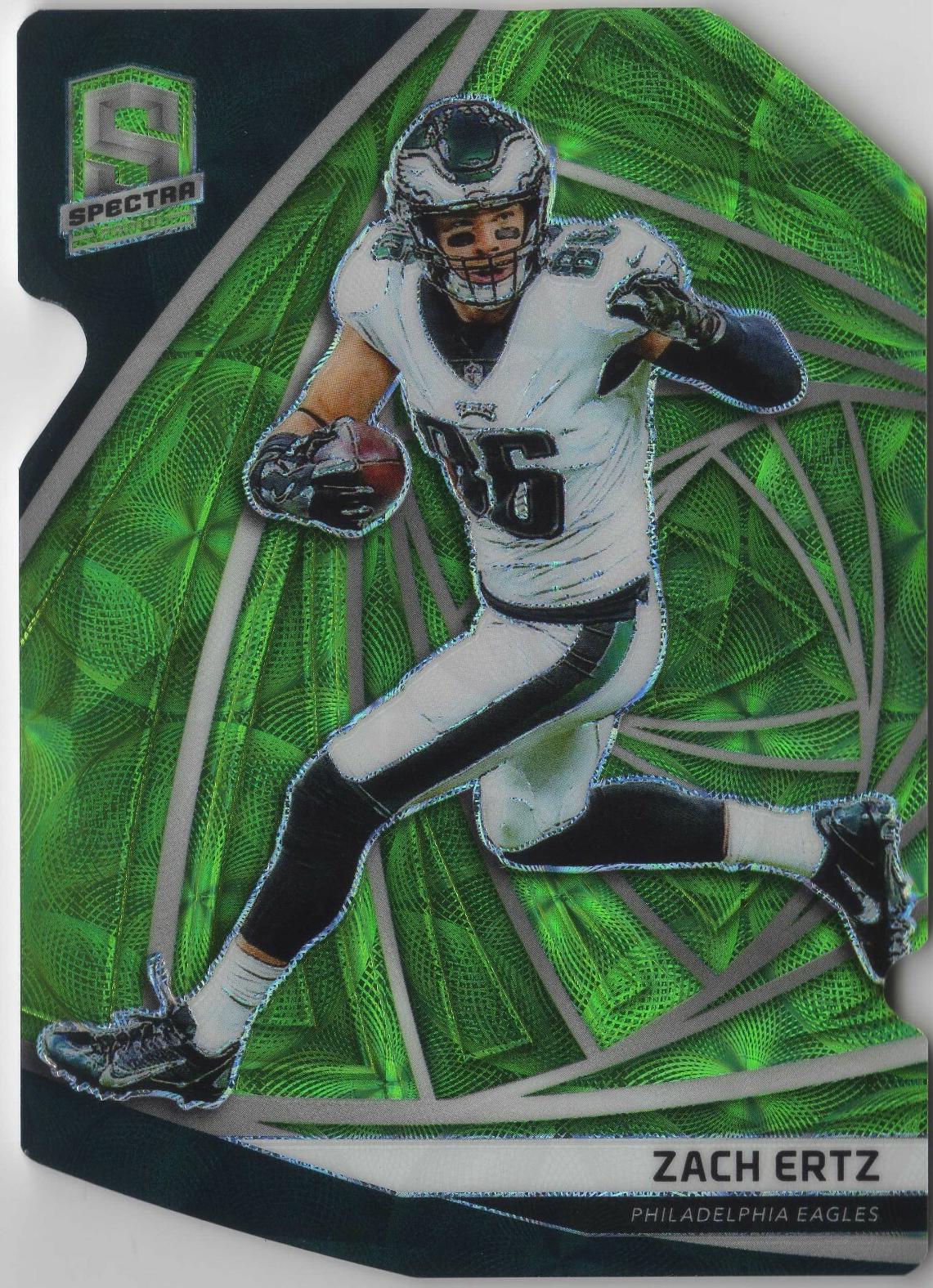 Zach Ertz [Neon Green Die-Cut] #30