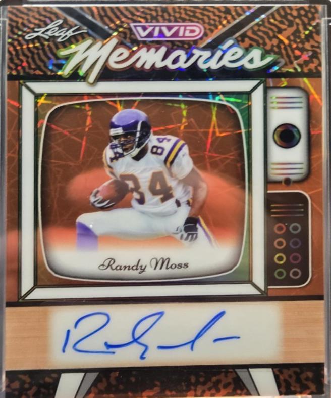 Randy Moss [Prismatic Yellow] #VA-RM1