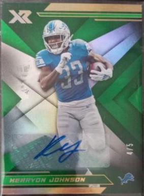 Kerryon Johnson [Autograph Green] #73