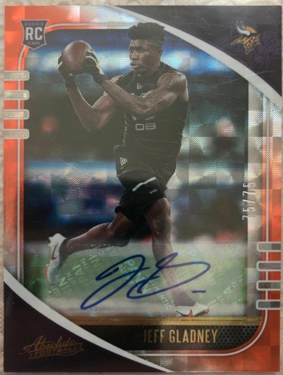 Jeff Gladney [Signature Orange Mosaic] #154