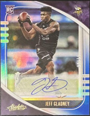 Jeff Gladney [Signature Spectrum Blue] #154
