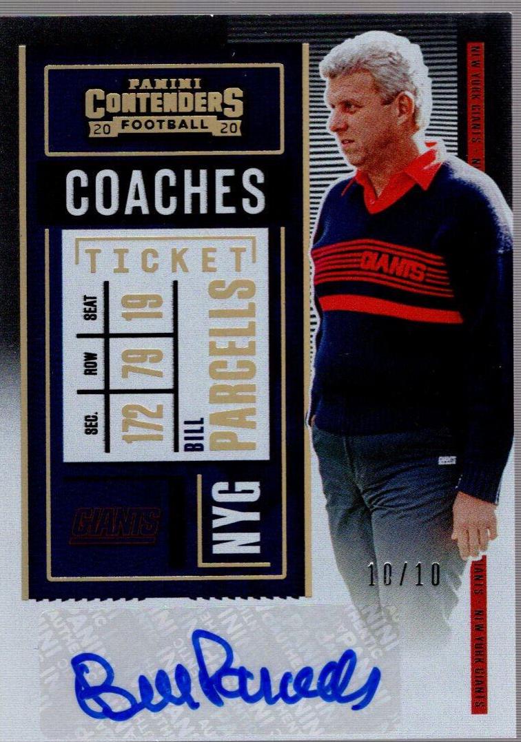 Bill Parcells [Coaches Autograph Gold] #309