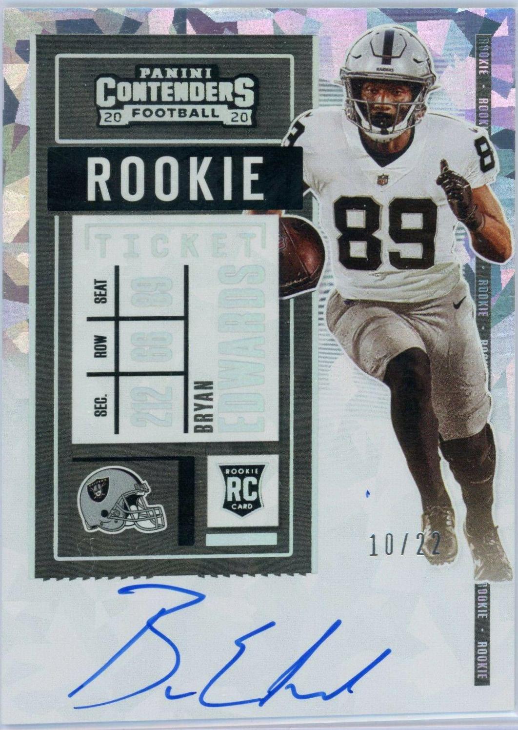 Bryan Edwards [Autograph Cracked Ice] #130