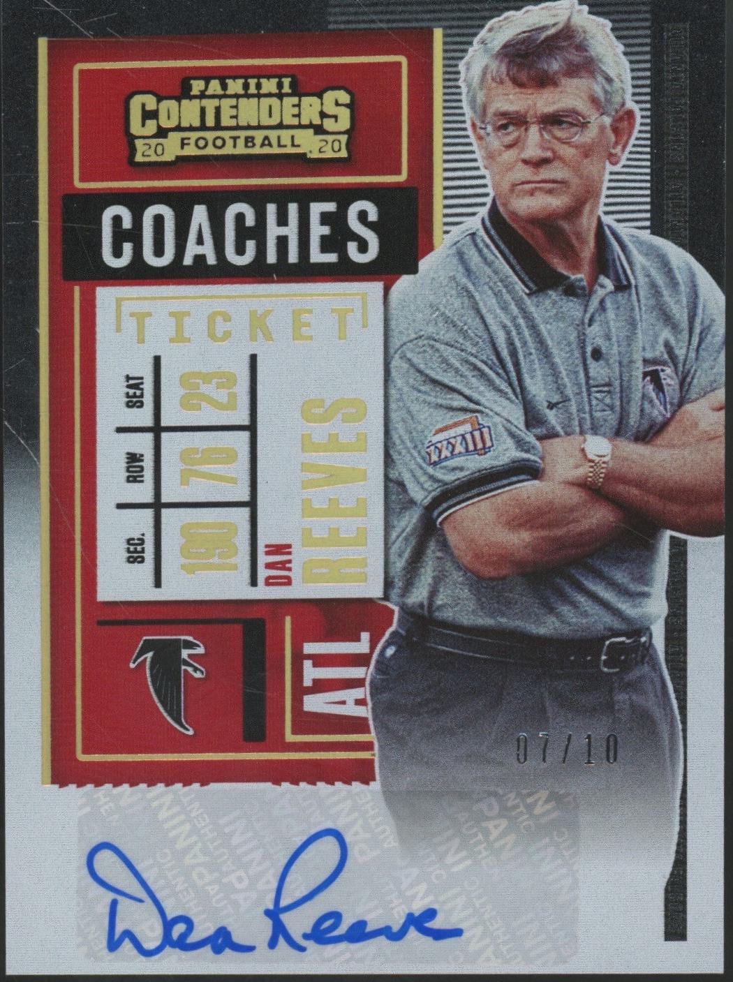 Dan Reeves [Coaches Autograph Gold] #303