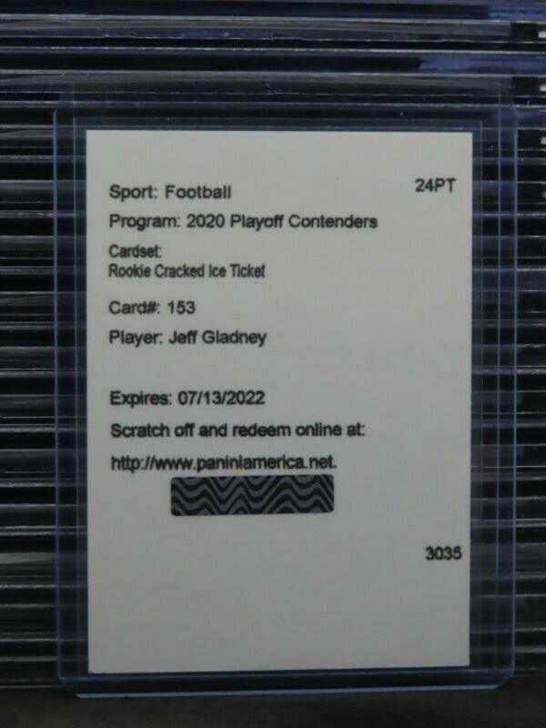Jeff Gladney [Autograph Cracked Ice] #153