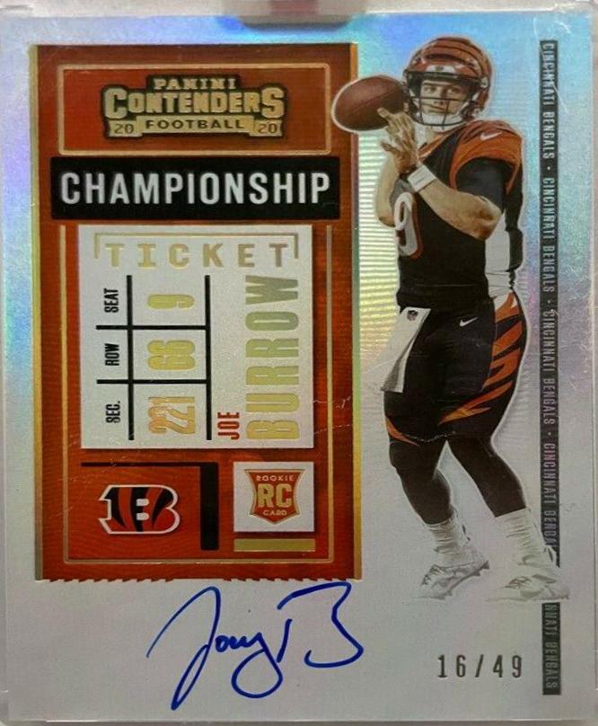 Joe Burrow [Autograph Championship] #101