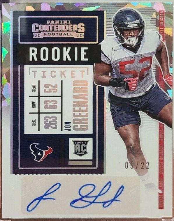 Jon Greenard [Autograph Cracked Ice] #245