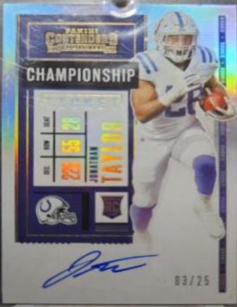 Jonathan Taylor [Team Helmet Autograph Championship] #116