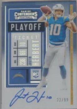 Justin Herbert [Autograph Playoff] #104