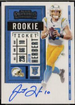 Justin Herbert [Team Helmet Autograph] #104