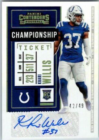 Khari Willis [Autograph Championship] #292