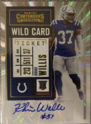 Khari Willis [Autograph Wild Card] #292