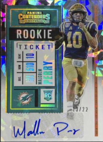 Malcolm Perry [Autograph Cracked Ice] #220