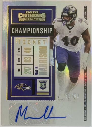Malik Harrison [Autograph Championship] #176
