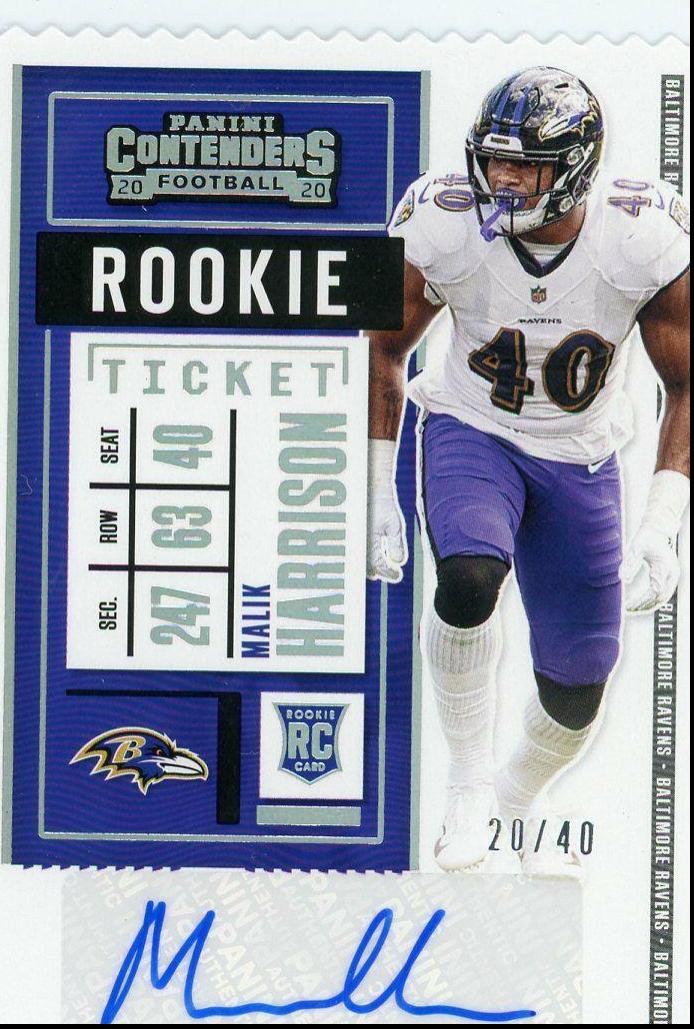 Malik Harrison [Autograph Stub] #176