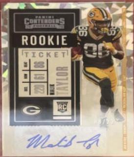 Malik Taylor [Autograph Cracked Ice] #240