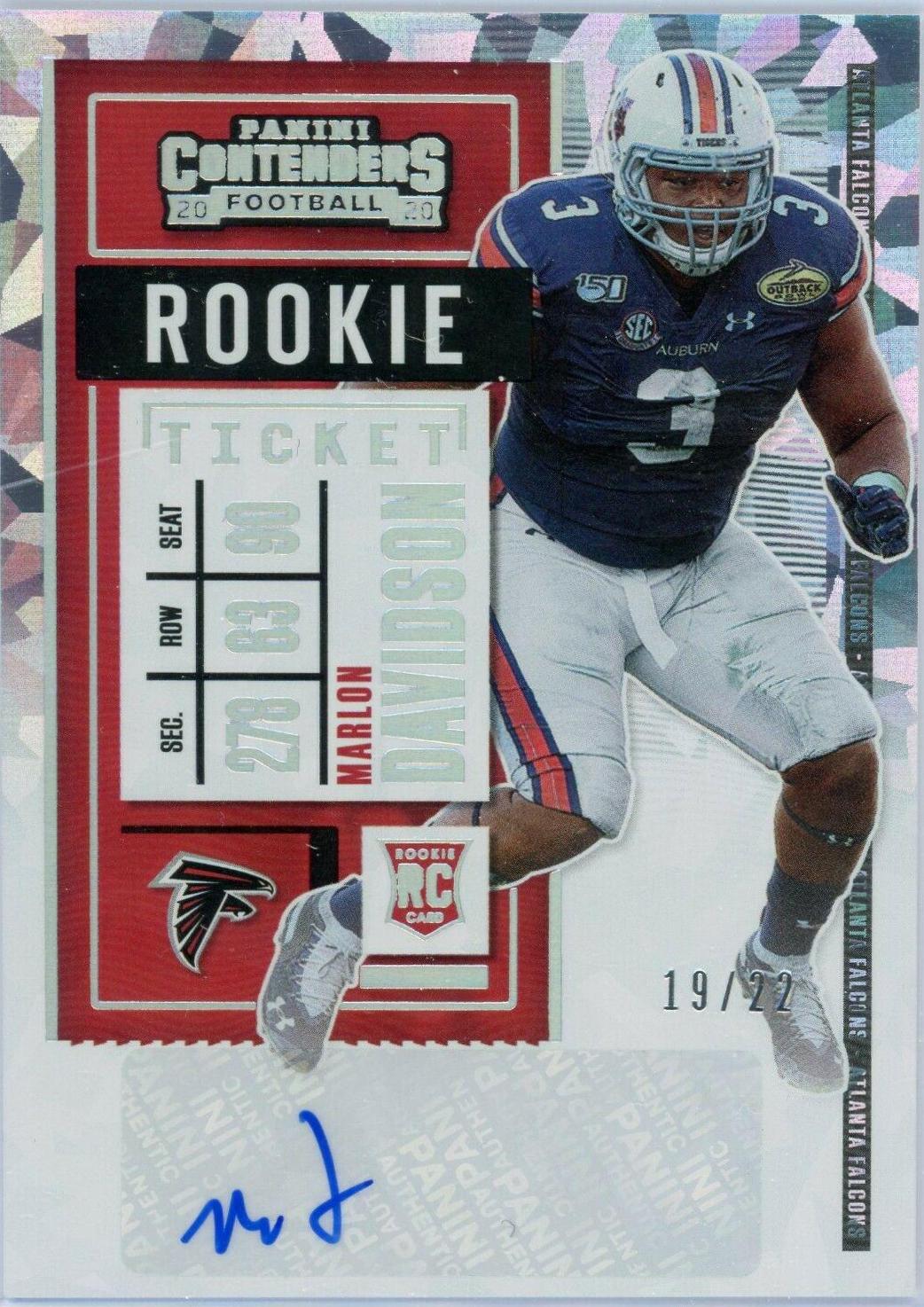 Marlon Davidson [Autograph Cracked Ice] #294