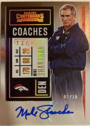 Mike Shanahan [Coaches Autograph Gold] #307
