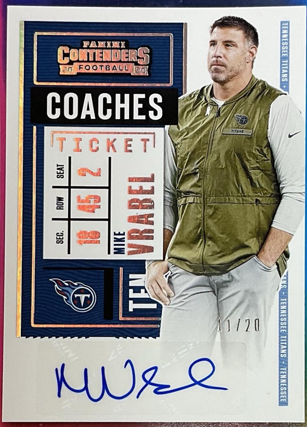 Mike Vrabel [Coaches Autograph] #312