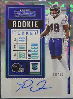 Patrick Queen [Autograph Cracked Ice] #151
