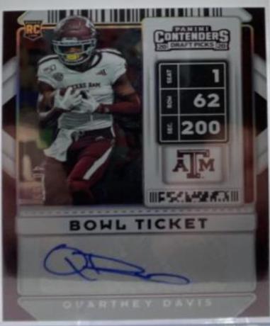 Quartney Davis [Autograph Playoff] #288