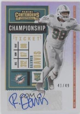 Raekwon Davis [Autograph Championship] #166