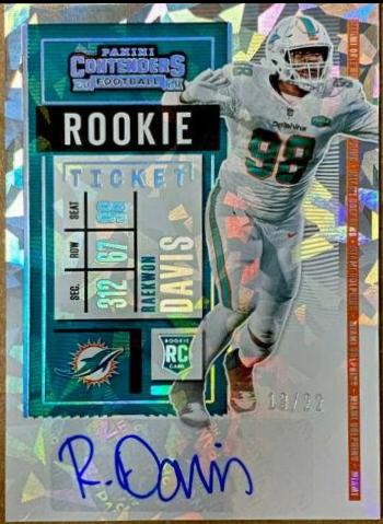 Raekwon Davis [Autograph Cracked Ice] #166