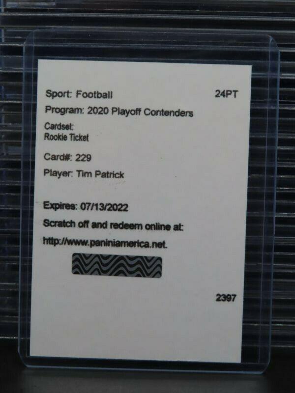Tim Patrick [Autograph] #229