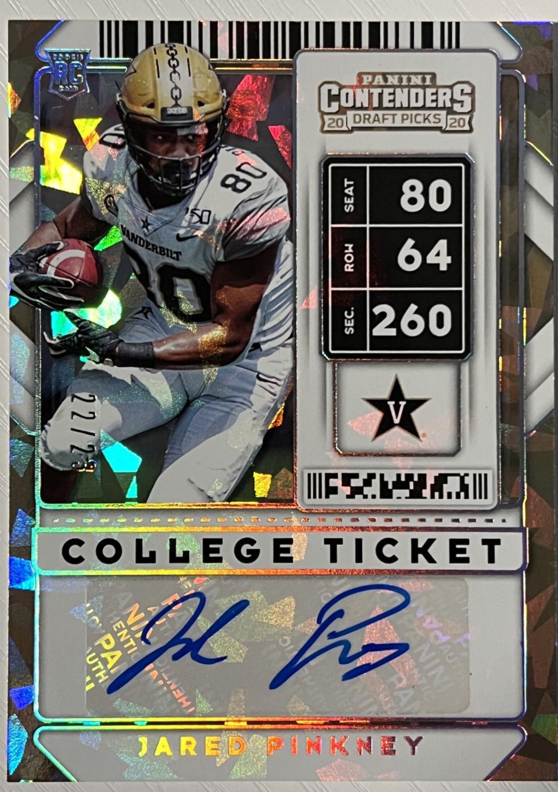 Jared Pinkney [Autograph Cracked Ice] #146