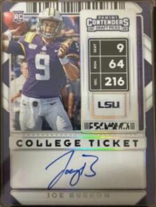 Joe Burrow [Variation 3 Autograph Fame] #101