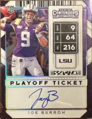 Joe Burrow [Variation 3 Autograph Playoff] #101