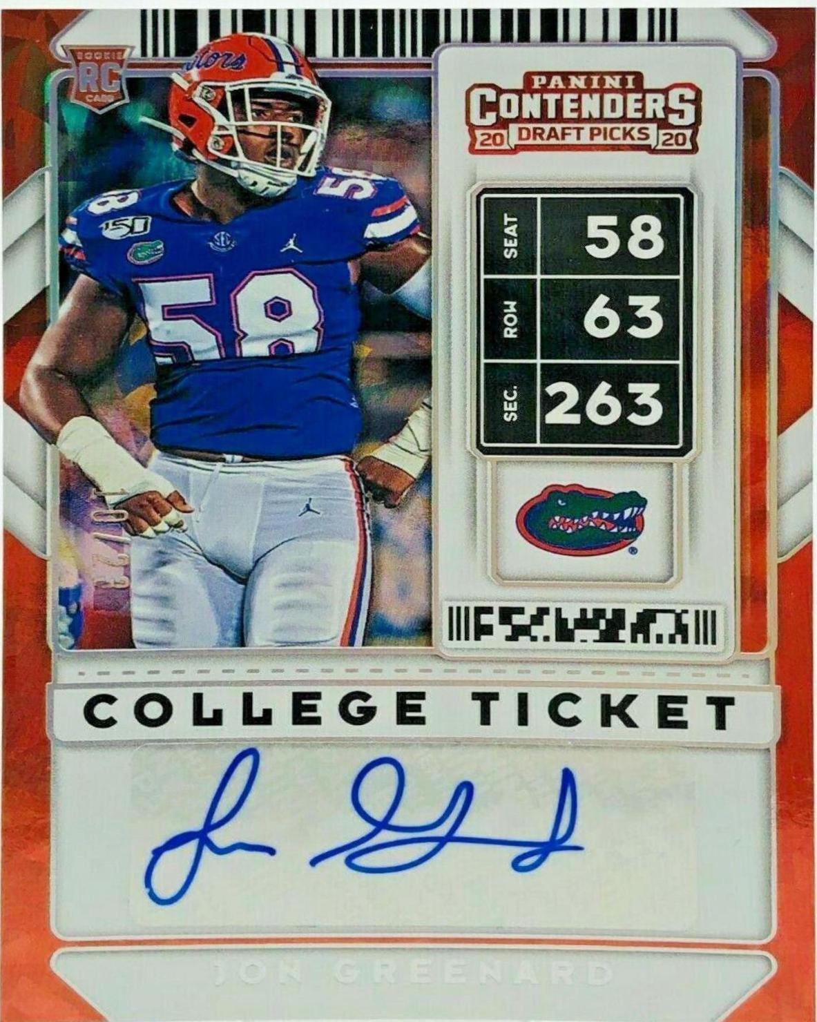 Jon Greenard [Autograph Cracked Ice] #238