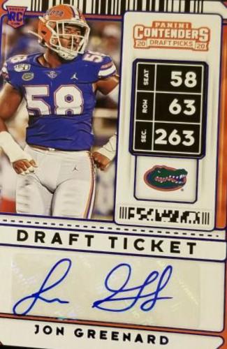 Jon Greenard [Autograph Draft Touchdown] #238