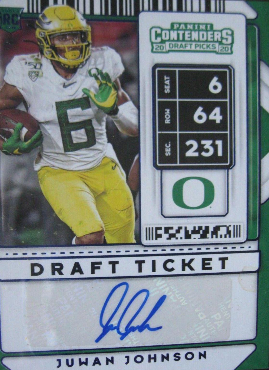 Juwan Johnson [Autograph Draft Blue Foil] #289