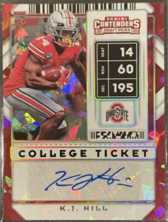K.J. Hill [Autograph Cracked Ice] #139
